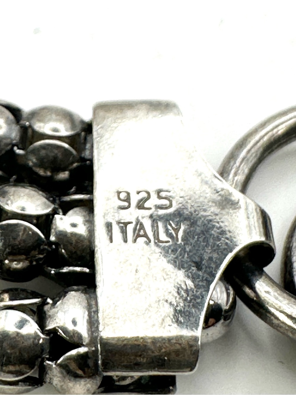 Silpada Retired N1108 Sterling Silver Triple Strand Toggle Necklace 17” to 18” - Picture 8 of 8